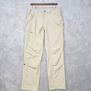 Swiss Alps Women's M Hiking‎ Pants Lightweight Utility Outdoor Convertible Beige